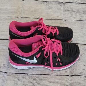 Nike Women's Dual Fusion  Black and Pink Running Shoes/Sneakers